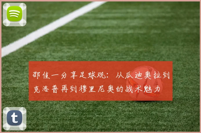 邵佳一分享足球观：从瓜迪奥拉到克洛普再到穆里尼奥的战术魅力