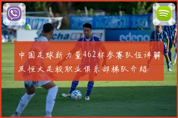 中国足球新力量462杯参赛队伍详解及恒大足校职业俱乐部梯队介绍